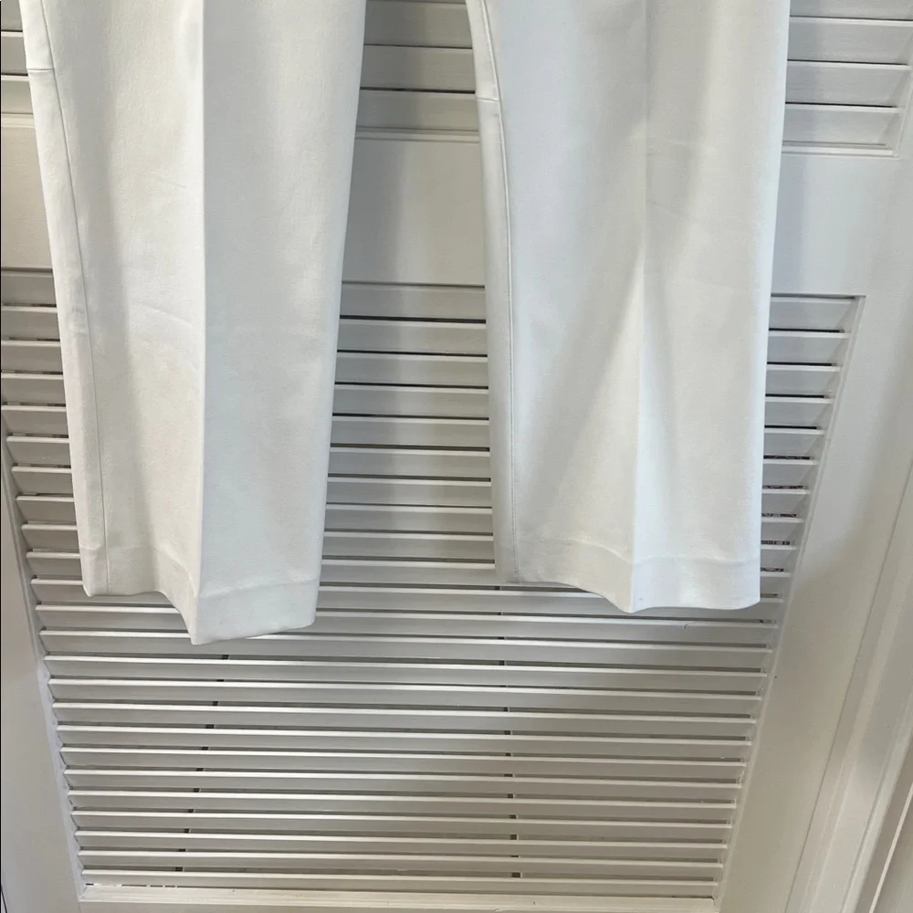SPANX White Ankle Cropped Dress Pants - Picture 3 of 4
